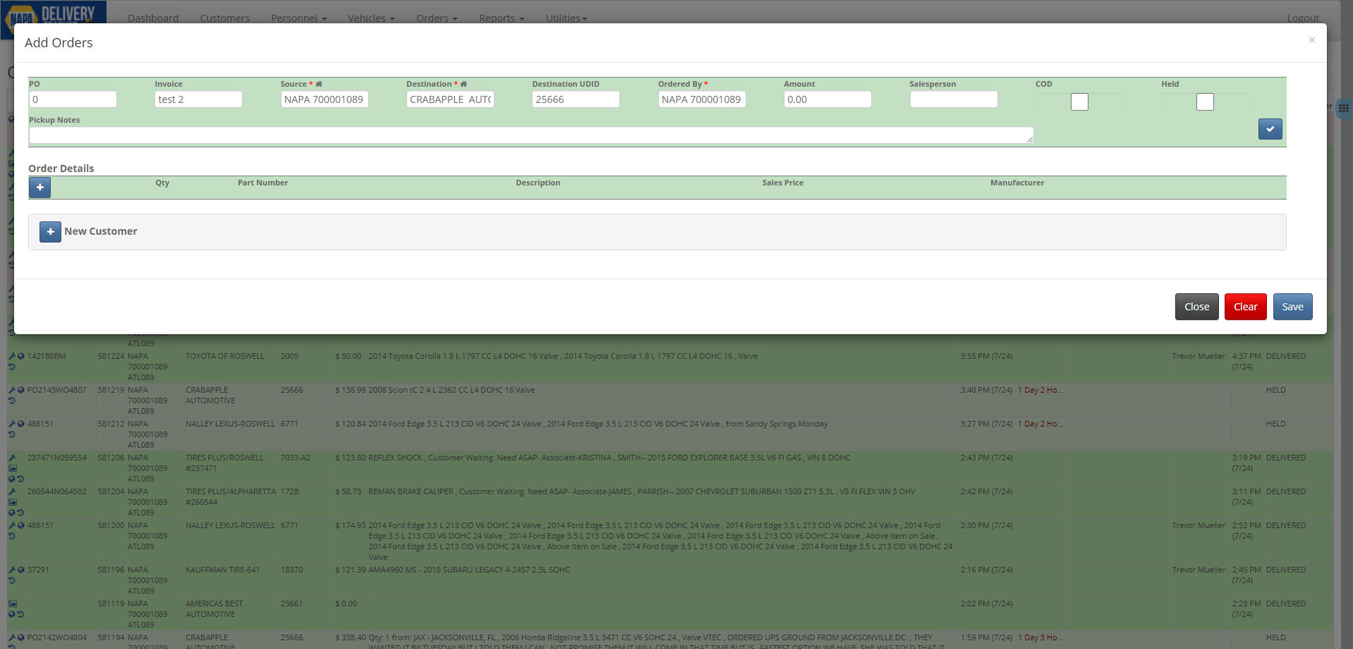 Step 1. Create the invoices.
